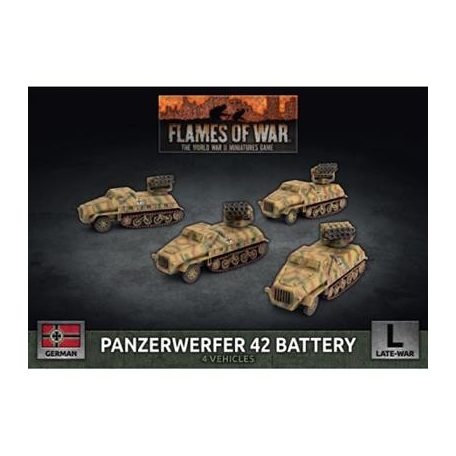 Flames Of War Panzerwerfer 42 Battery (x4) - EN-GBX165