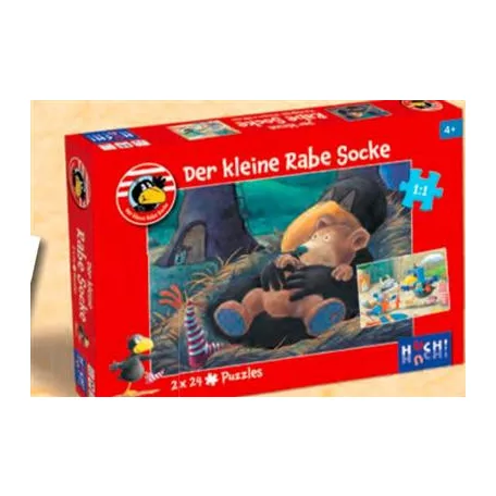 Der kleine Rabe Socke - Puzzle 2x24 T.-881984