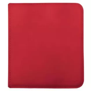 UP - 12-Pocket Zippered PRO-Binder - Red-15743
