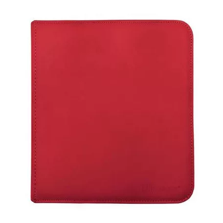 UP - 12-Pocket Zippered PRO-Binder - Red-15743