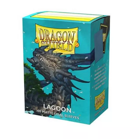 Dragon Shield Dual Matte Sleeves - Lagoon 'Saras' (100 Sleeves)-AT-15048