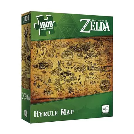 The Legend of Zelda Hyrule Map Puzzle 1000 pc-PZ005-690-002100-06