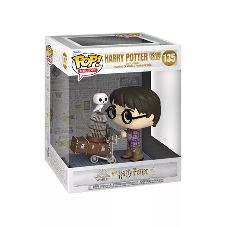 POP Deluxe: Harry Potter Anniversary- Harry Pushing Trolley-FK57360
