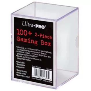UP - 2-Piece Storage Box - for 100+ Cards - Clear-82623