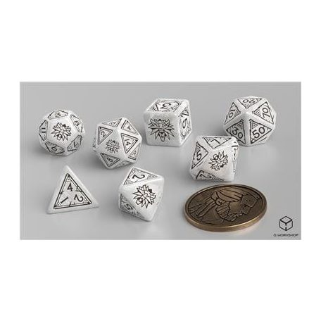 The Witcher Dice Set. Geralt - The White Wolf-SWGE01