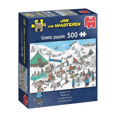 Jan van Haasteren - Reindeer Races - 500pcs-8710126200513