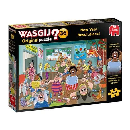 Wasgij Original 36 - Gute Vorsätze fürs neue Jahr! - 1000 Teile-25000