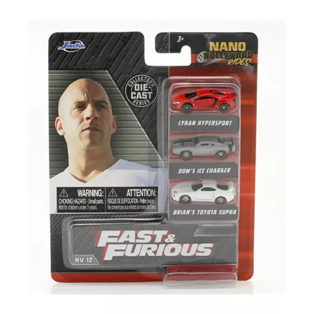 Fast & Furious 3-Pack Nano Cars Wave 4-253201004