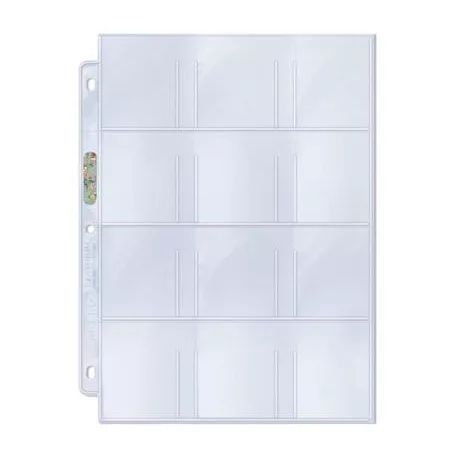 UP - 12-Pocket Platinum Page with 2-1/4" X 2-1/2" Pockets-81423
