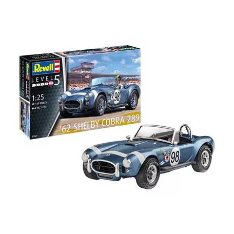 Revell: 62 Shelby Cobra 289 (1:25) - EN/DE/FR/NL/ES/IT-07669