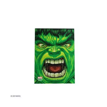 Gamegenic - Marvel Champions Art Sleeves - Hulk (50 Sleeves)-GGS15004ML