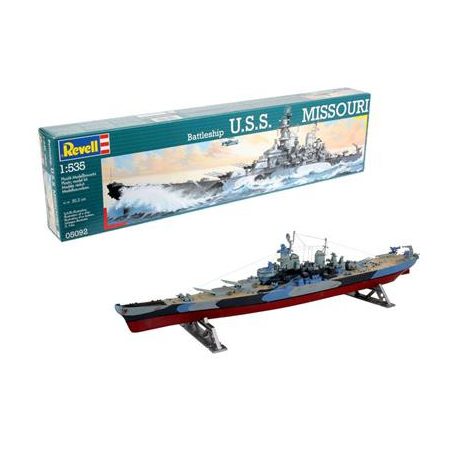 Revell: Battleship USS MISSOURI - (1:535) - EN/DE/FR/NL/ES/IT-05092