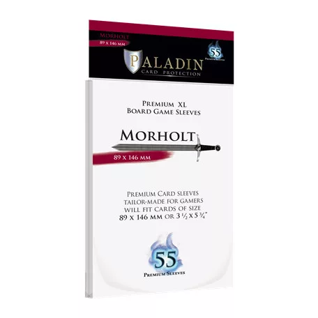 Paladin Sleeves - Morholt Premium XL 89x146mm (55 Sleeves)-MOR-CLR