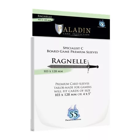 Paladin Sleeves - Ragnelle Premium Specialist C 103x128mm (55 Sleeves)-RGN-CLR