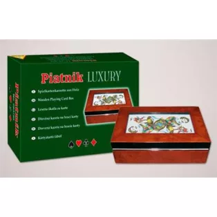 Luxuskassette Holz & Glas (Bridge/Poker)-PIA2937