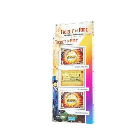 Gamegenic - Ticket to Ride Art Sleeves (152 Sleeves)-GGS15002ML