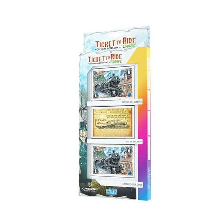 Gamegenic - Ticket to Ride Europe Art Sleeves (168 Sleeves)-GGS15003ML