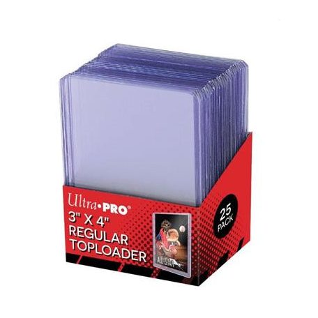 UP - Toploader - 3" x 4" Clear Regular (25 pieces)-81222
