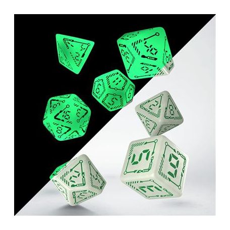 Digital Glowing Dice Set (7)-SDGT01