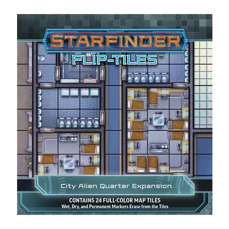 Starfinder Flip-Tiles: City Alien Quarter Expansion-PZO7508
