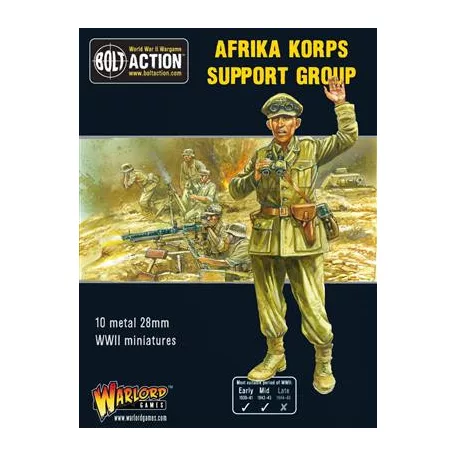 Bolt Action - Afrika Korps Support Group (HQ, Mortar & MMG) - EN-402212005
