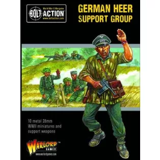 Bolt Action - German Heer Support Group (HQ, Mortar & MMG) - EN-402212006