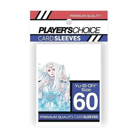 Player's Choice Premium Yu-Gi-Oh! Sized Card Sleeves - White (60 Sleeves)-PCA2101