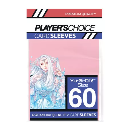 Player's Choice Premium Yu-Gi-Oh! Sized Card Sleeves - Power Pink (60 Sleeves)-PCA2106