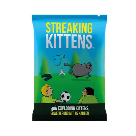 Exploding Kittens - Streaking Kittens (12er-Display) - DE-EXKD0010