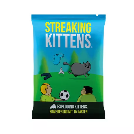 Exploding Kittens - Streaking Kittens (12er-Display) - DE-EXKD0010