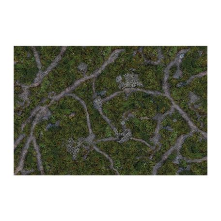 Kraken Wargames Gaming Mat - Ancient Green 6x3 2.0-KWG-63-2