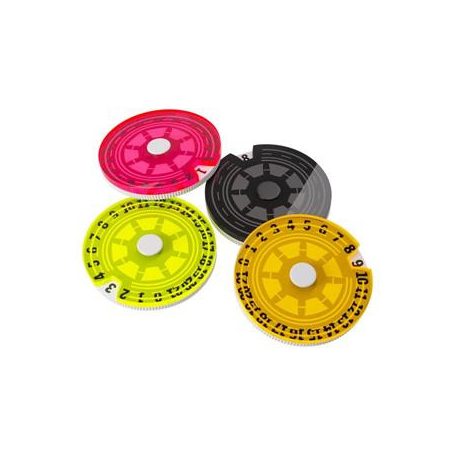 Gamegenic Life Counters Set of 4 Single Dials-GGS60070ML