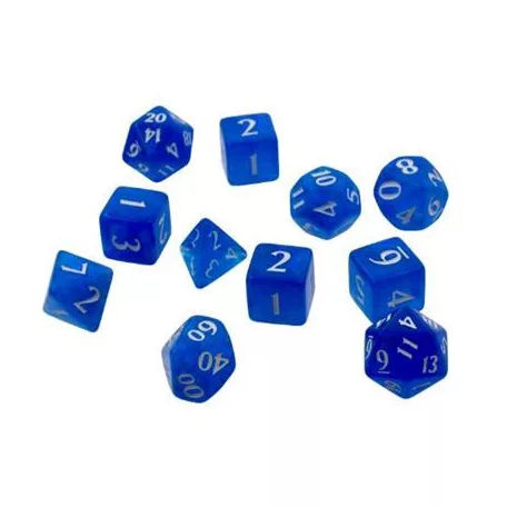 UP - Eclipse 11 Dice Set: Pacific Blue-15562