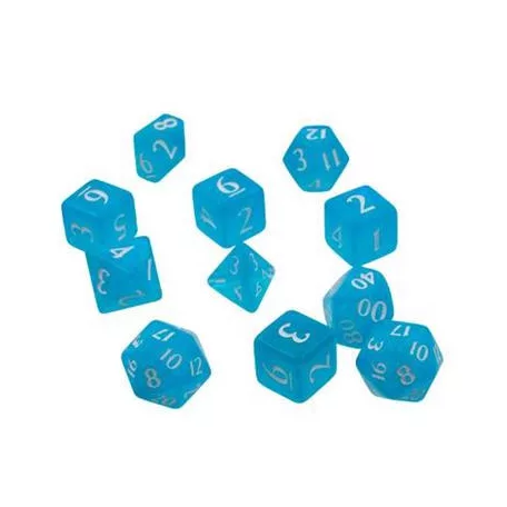 UP - Eclipse 11 Dice Set: Sky Blue-15563