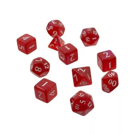 UP - Eclipse 11 Dice Set: Apple Red-15564