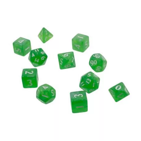 UP - Eclipse 11 Dice Set: Lime Green-15566