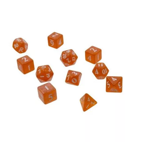 UP - Eclipse 11 Dice Set: Pumpkin Orange-15567