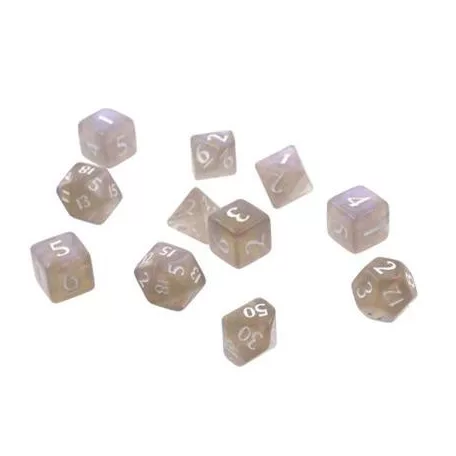 UP - Eclipse 11 Dice Set: Smoke Grey-15571