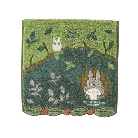 Ghibli - My Neighbor Totoro - Mini-Towel Totoro Hiding In The Trees-MARU-73547