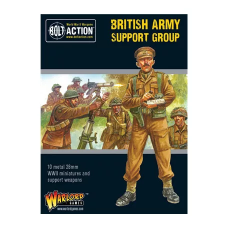 Bolt Action - British Army Support Group (HQ, Mortar & MMG) - EN-402211011