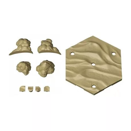 Gundam Accessories - Customize Scene Base for 30MM (Desert Vers.)-MK59535
