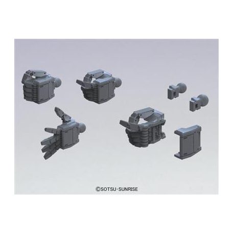 BUILDERS PARTS HD 1/144 MS HAND 01 (E.F.S.F.) DARK GRAY-MK01503