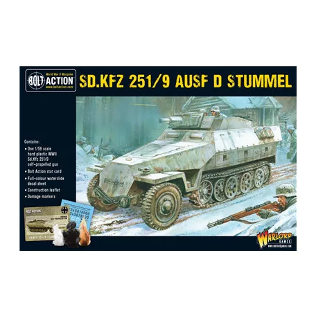 Bolt Action - Sd.Kfz 251/9 Ausf D (Stummel) Half track - EN-402012005