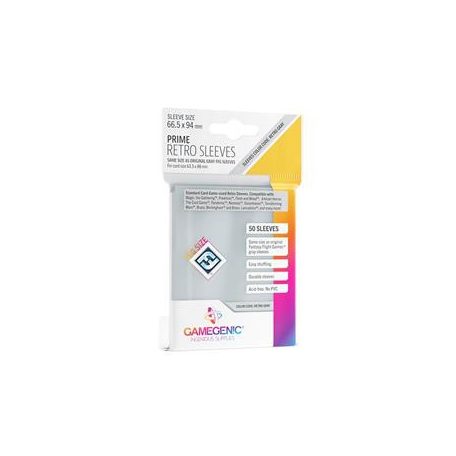 Gamegenic - PRIME Retro Sleeves (50 Sleeves)-GGS10115ML