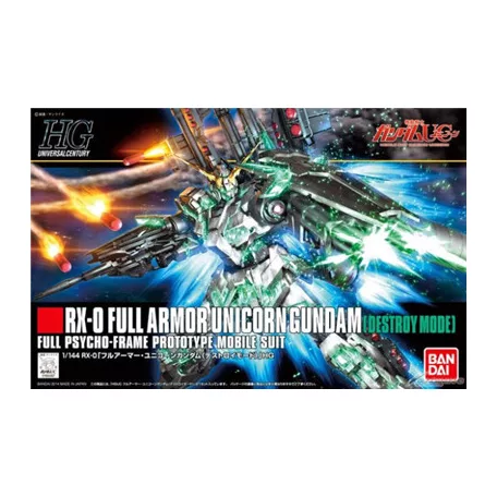 HGUC FULL ARMOR UNICORN GUNDAM (DESTROY MODE) 1/144-MK58005