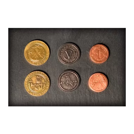 Set of 50 Metal Medieval Coins-NOC-05