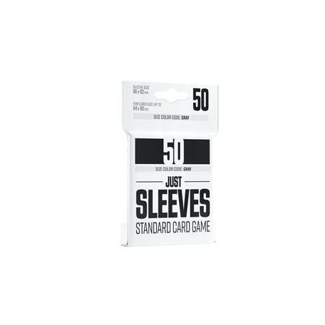 Just Sleeves - Standard Card Game Black (50 Sleeves)-GGX10004ML