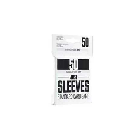 Just Sleeves - Standard Card Game Black (50 Sleeves)-GGX10004ML
