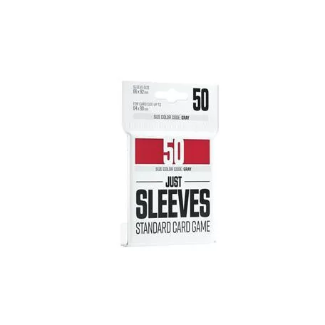 Just Sleeves - Standard Card Game Red (50 Sleeves)-GGX10005ML
