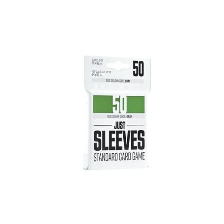 Just Sleeves - Standard Card Game Green (50 Sleeves)-GGX10006ML